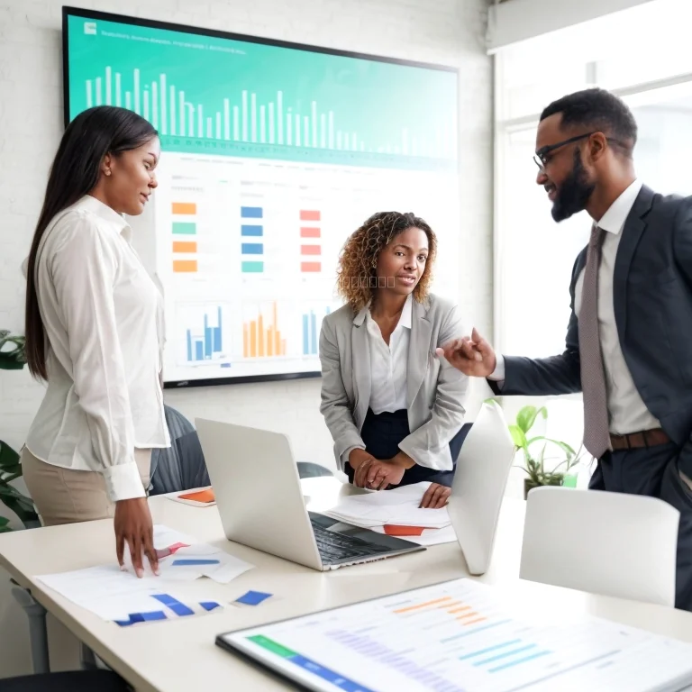 Person notiert Jahresziele in einem Planer